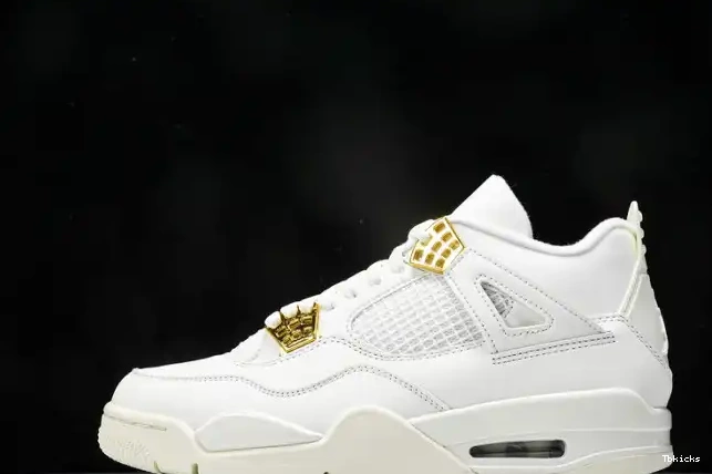TBK Gold 4 AQ9129-170 Jordan Retro Metallic 0525